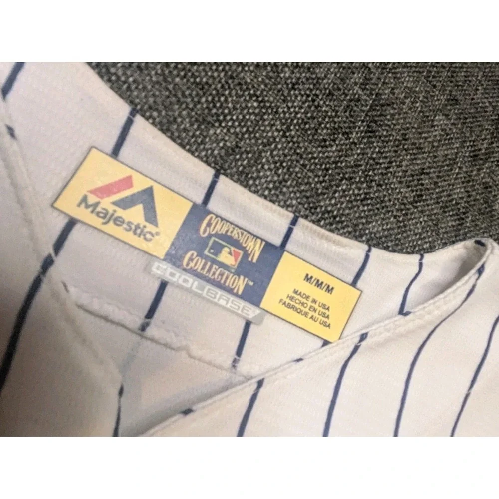 MAJESTIC COOPERSTOWN COLLECTION #44 REGGIE JACKSON YANKEES JERSEY MENS SZ MEDIUM